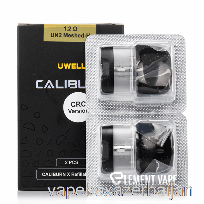 Vape Box Azerbaijan Uwell Caliburn X Replacement Pods 3mL Pod + 1.2ohm Coil